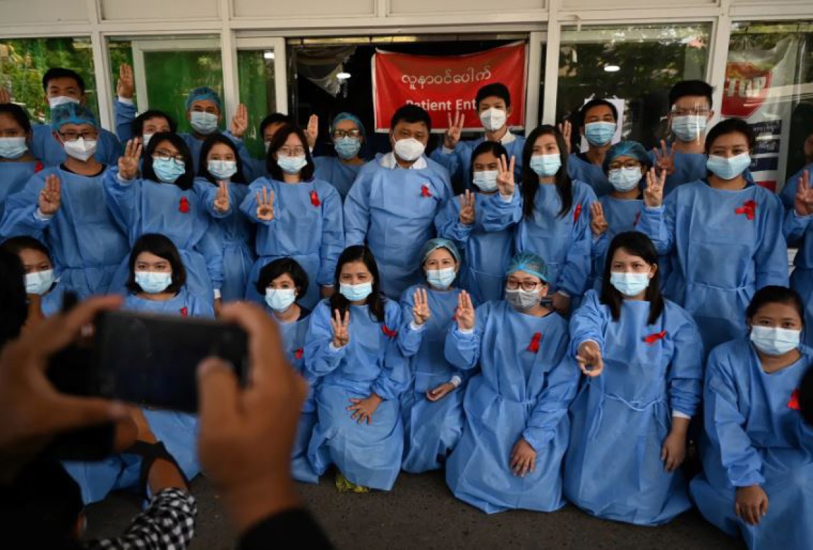 缅甸卫生部：经调查核实，逾1740名离职医护被移除黑名单
